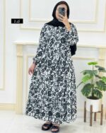 پیراهن ساحلی طرحدار کد227702