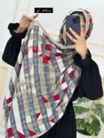 شال نخی طرحدار2 کد10195 - Image 3