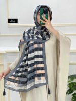 شال نخی طرحدار2 کد10195 - Image 5