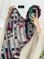 شال نخی طرحدار2 کد10195 - Image 2