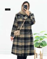 مانتو پشمی یقه انگلیسی کد 329761
