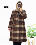 مانتو پشمی یقه انگلیسی کد 329761 - Image 4