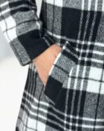 مانتو پشمی یقه انگلیسی کد 329761 - Image 8