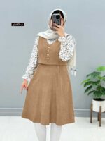 پیراهن مخمل گلسا کد ۹۶۸۱۷۸ - Image 13