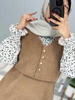 پیراهن مخمل گلسا کد ۹۶۸۱۷۸ - Image 8