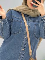 مانتو جین چکامه کد 227773 - Image 5