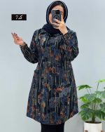 مانتو نخی ساغر کد 201613 - Image 3