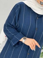 شومیز مانتویی شانتون جانان کد 201617 - Image 4