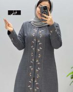 مانتو مزونی دلارام کد 452532 - Image 3