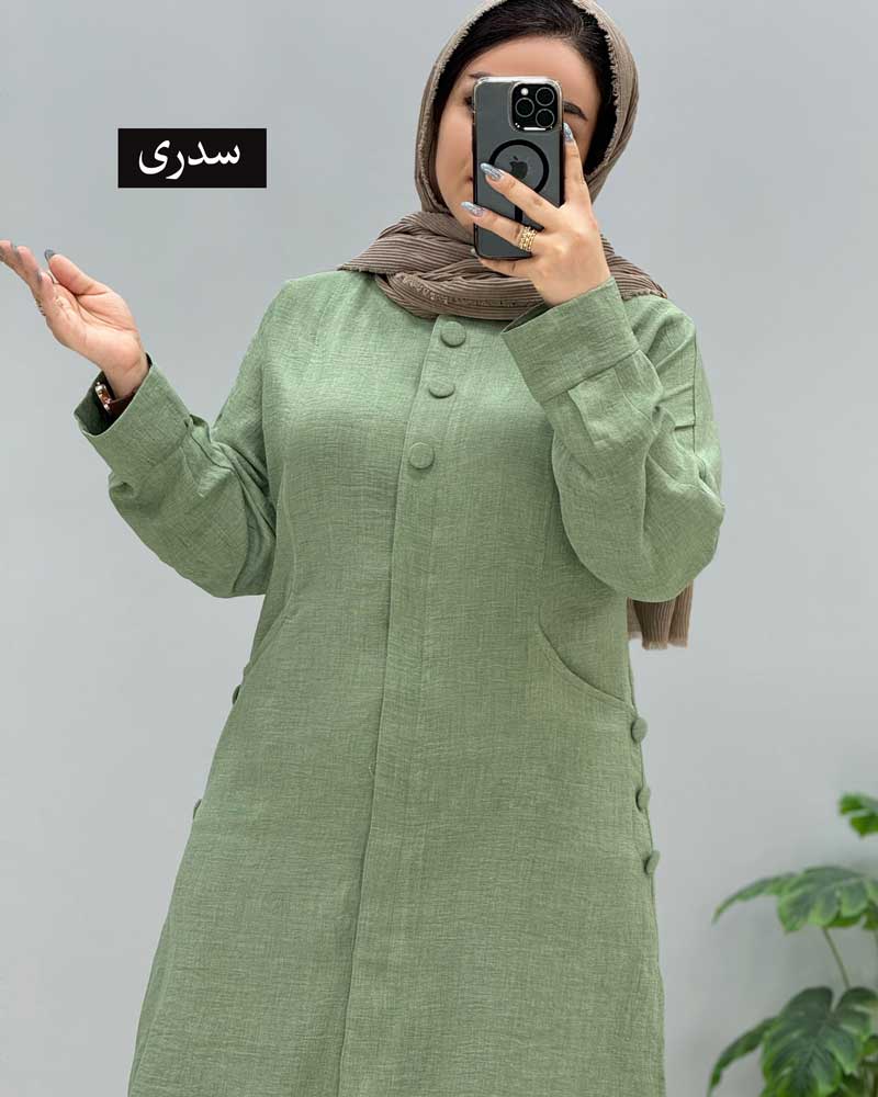 mahdokht-shanton-coat-code-329789 مانتو شانتون مهدخت کد 329789 - Image 1