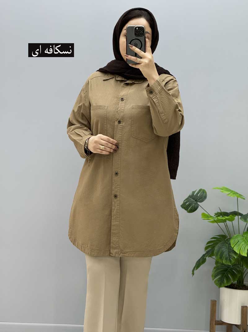 behnoosh-linen-coat-code-11814 (6) مانتو لینن بهنوش کد 11814 - Image 1