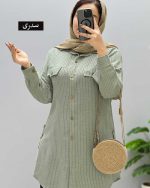 مانتو لینن ماهک کد 329730 - Image 2