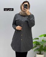 مانتو لینن ماهک کد 329730 - Image 3