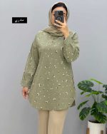 تونیک لینن نبات کد 925980 - Image 4