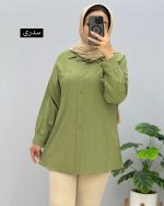 شومیز مانتویی سایه کد 329859 - Image 2