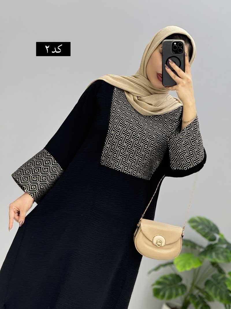 Nasrin's windbreaker dress code 101141 (4) عبا ابرو بادی نسرین کد 101141 - Image 1