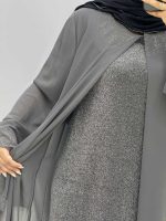 مانتو مجلسی درزاد کد 81809 - Image 2