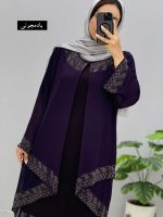 مانتو مجلسی درزاد کد 81809 - Image 3