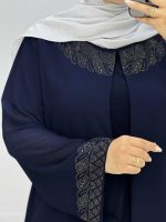 مانتو مجلسی درزاد کد 81809 - Image 4