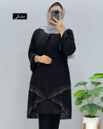 مانتو مجلسی درزاد کد 81809 - Image 6