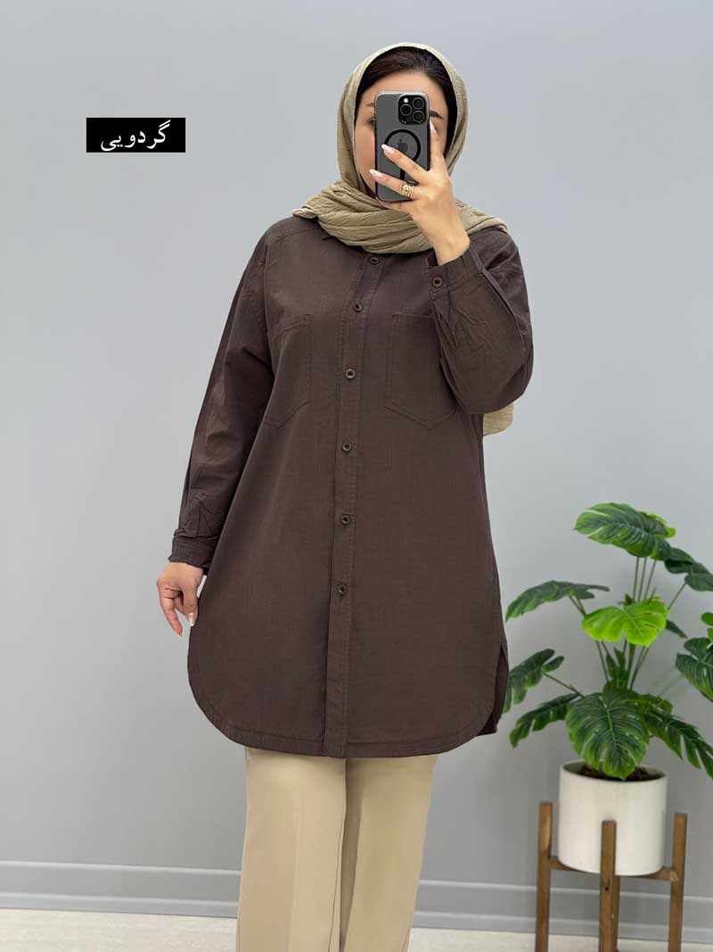 jelveh-linen-coat-code-11807 (1) مانتو لینن جلوه کد 11807 - Image 1
