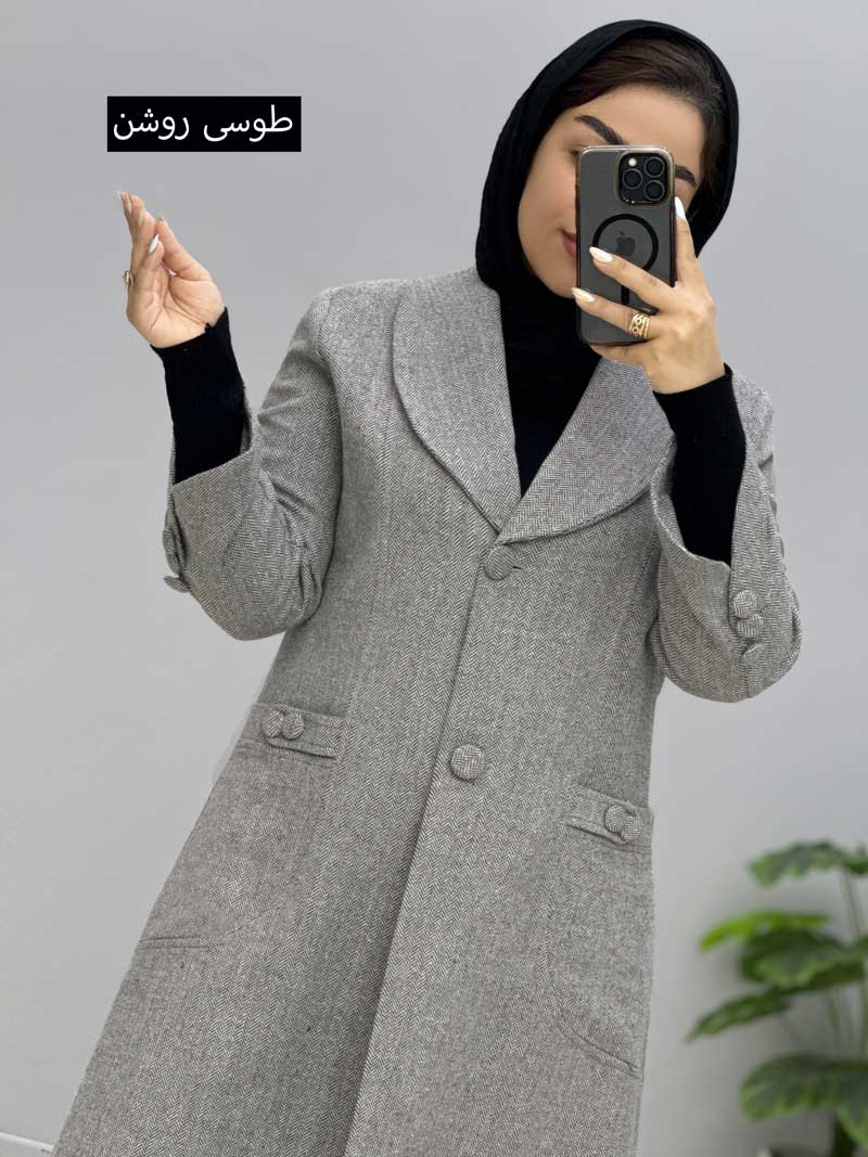Mehrnaz autumn coat code 458211 (2) مانتو پاییزه مهرناز کد 458211 - Image 1