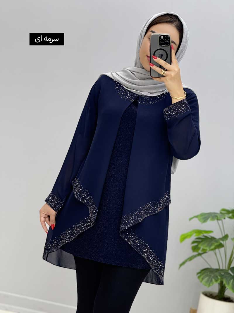 atanaz-evening-tunic-code-81823 (8) تونیک مجلسی آتاناز کد 81823 - Image 1