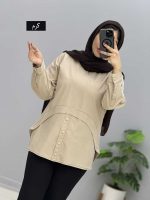 تونیک کتان دلاویژ کد 20863805 - Image 8