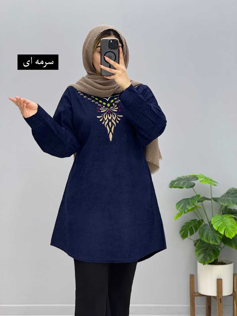 IMG_0220 تونیک مخمل بهار کد20091435 - Image 1