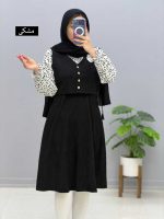 پیراهن مخمل گلسا کد ۹۶۸۱۷۸ - Image 3