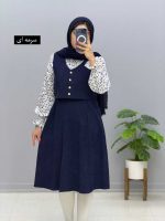 پیراهن مخمل گلسا کد ۹۶۸۱۷۸ - Image 4