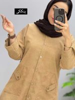 مانتو مخمل آذر کد 329891 - Image 5