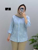 شومیز یقه مردانه کاملس مدوسا کد 32693 - Image 2