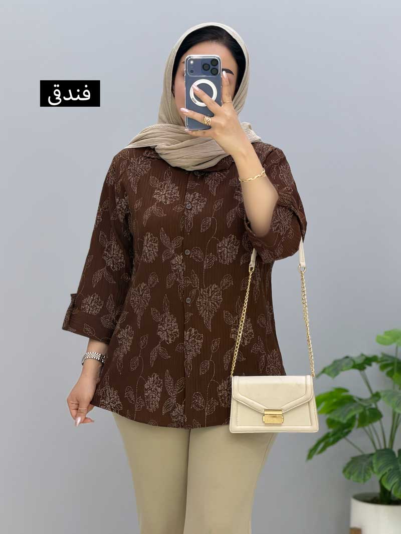 code2016109 (6) شومیز یقه مردانه کاملس مدوسا کد 32693 - Image 1