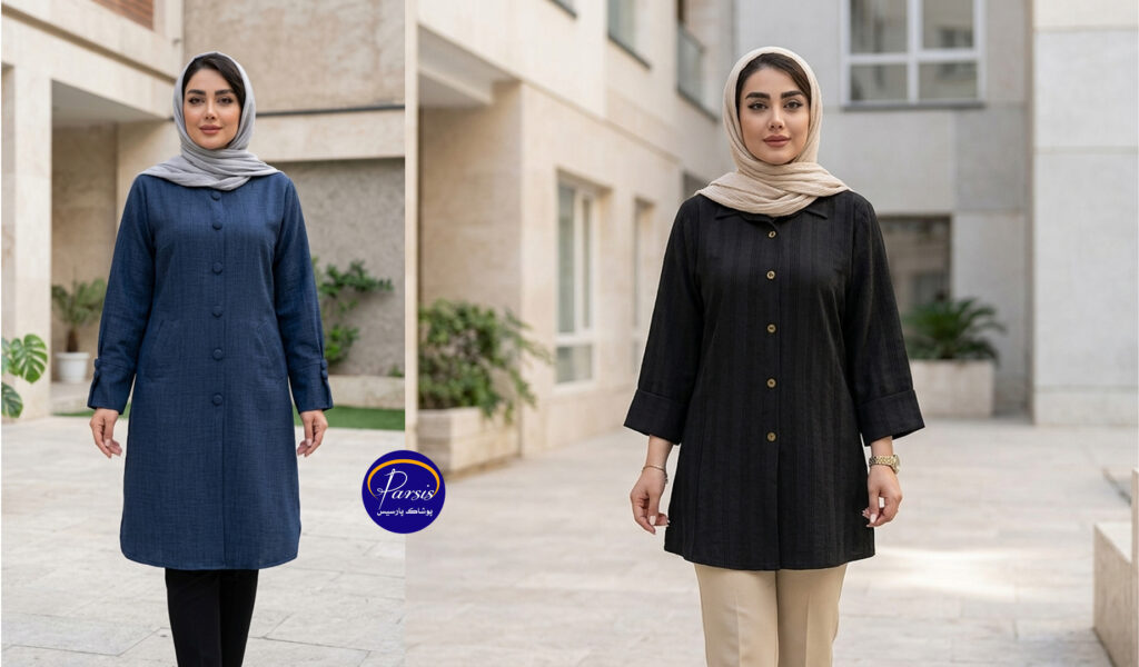 بهترین رنگ‌های شال برای ست کردن با مانتوهای تیره