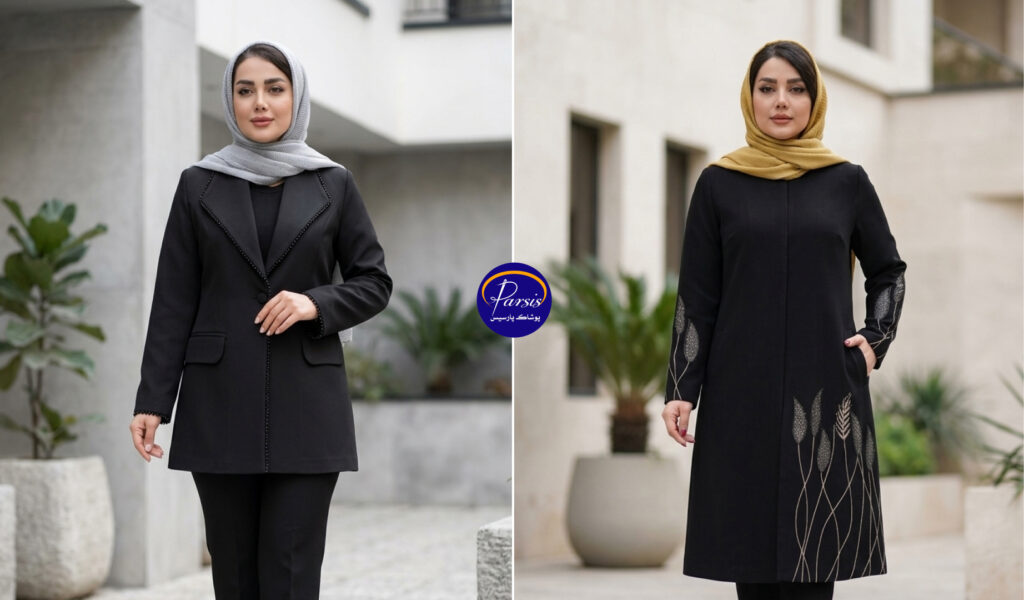با مانتو های تیره چه شالی ست کنیم؟ 2 رنگ های ترند شال برای ست با مانتو های تیره