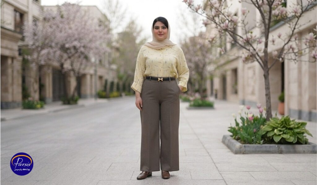 شلوار بگ زنانه مناسب برای اندام چاق