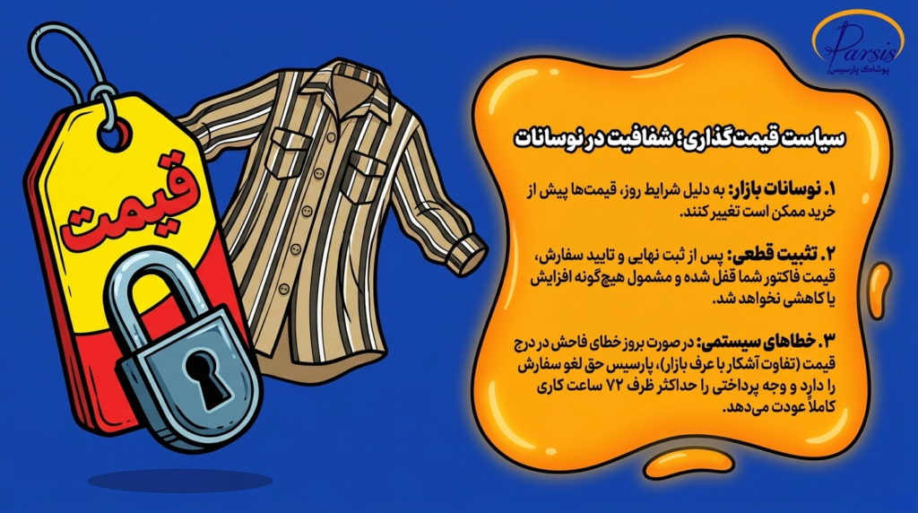 سیاست قیمت گذاری پارسیس مد